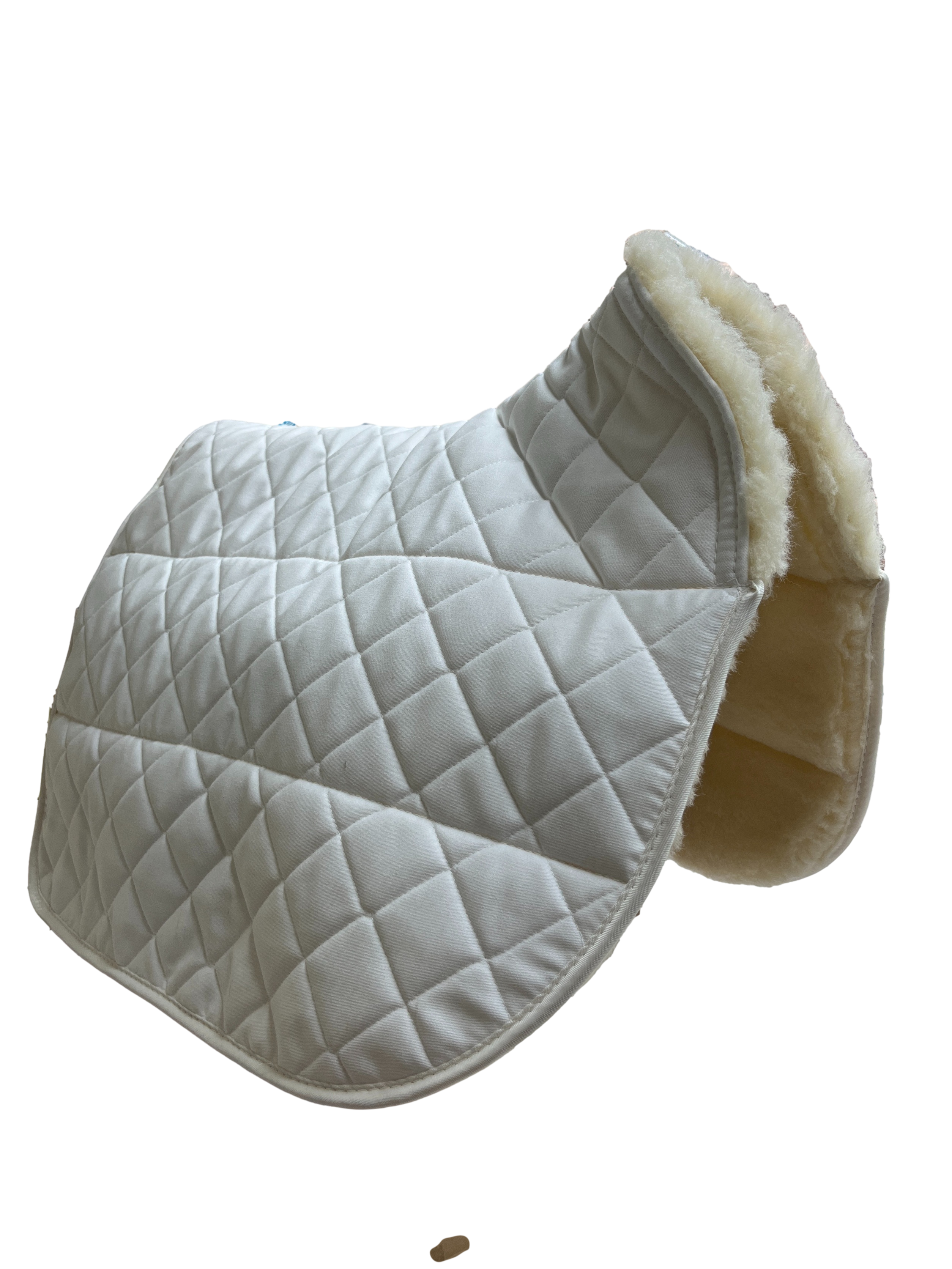 Pretty White Dressage Pad