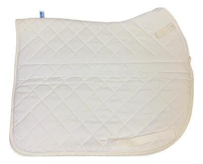 Full White Quilt English Pad