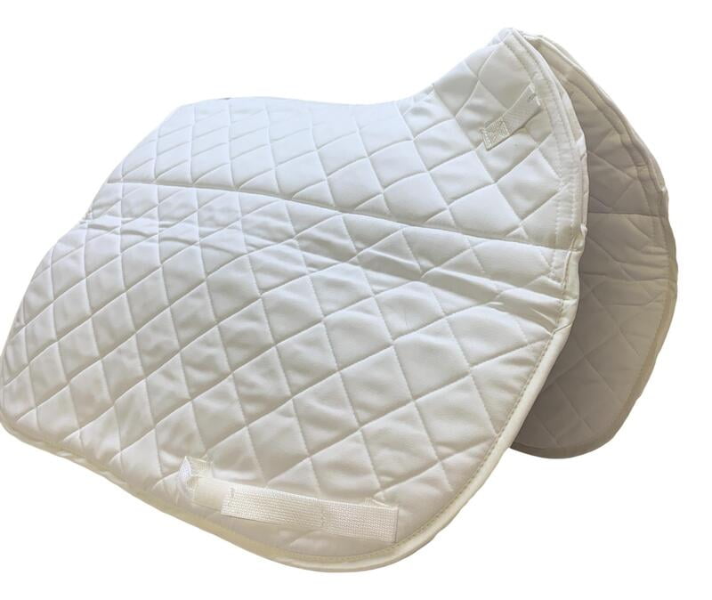 Full White Quilt English Pad